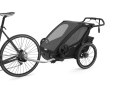 Przyczepka rowerowa dla dziecka - THULE Chariot Sport 2 - Midnight Black