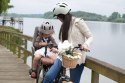 Fotelik rowerowy Bobike exclusive Maxi PLUS 1P rama safari chick