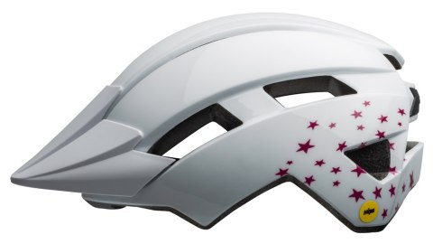 Kask juniorski BELL SIDETRACK II stars gloss white roz. Uniwersalny (50-57 cm)