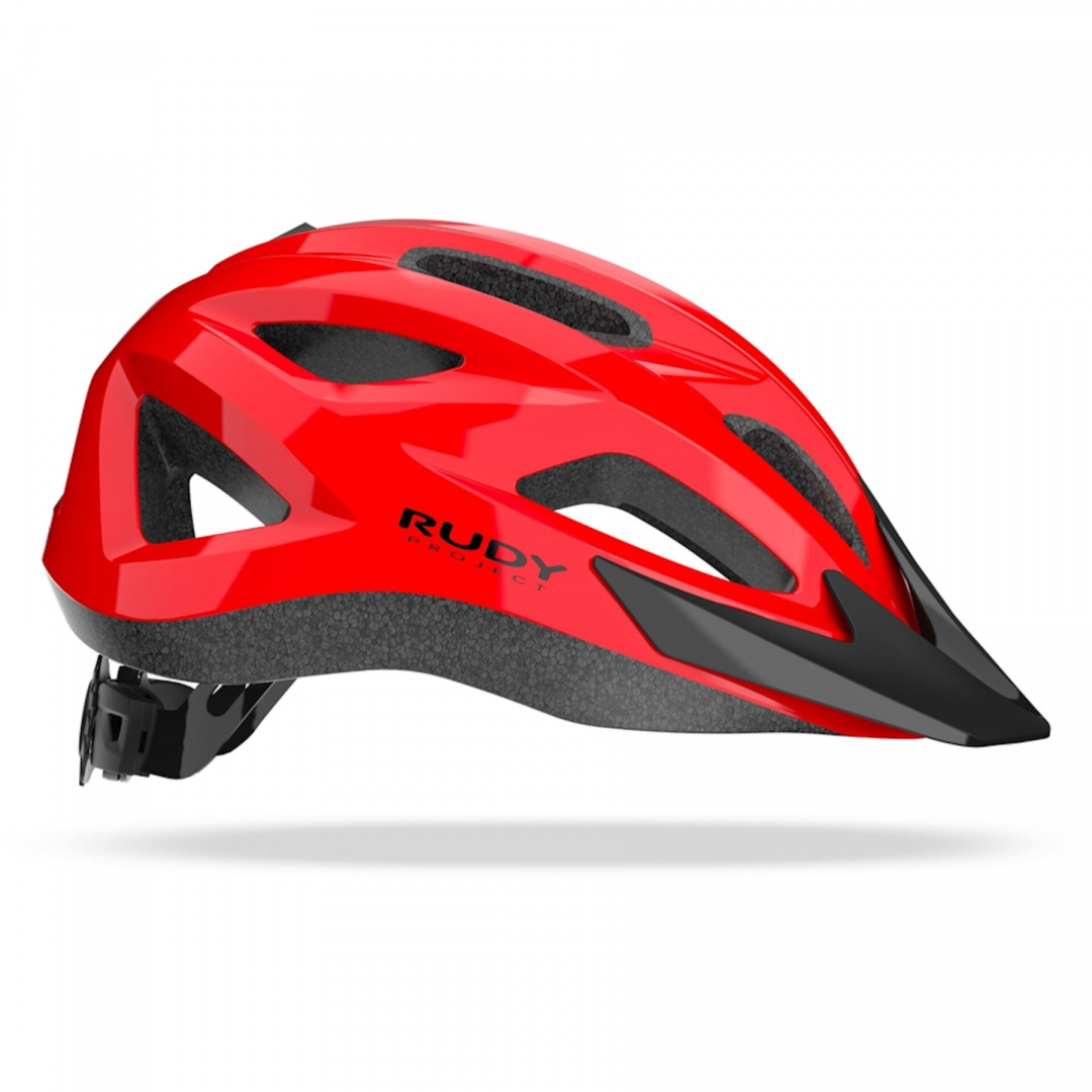 KASK ROWEROWY RUDY PROJECT ROCKY RED SHINY M 52-57