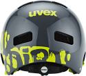 Kask rowerowy dziecięcy Uvex Kid 3 Grey lime 55-58