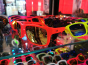 OKULARY NEON STREET ORANGE FLUO szkło-X7 GOLD CAT3