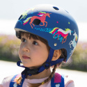 KASK DZIECIĘCY MICRO UNICORN ŚWIATEŁKO S(48-53CM)