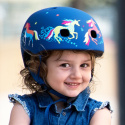 KASK DZIECIĘCY MICRO UNICORN ŚWIATEŁKO S(48-53CM)