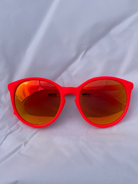 OKULARY NEON LOVER RED FLUO szkła X6 RED CAT 3