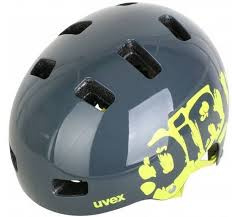 Kask rowerowy dziecięcy Uvex Kid 3 Grey lime 51-55