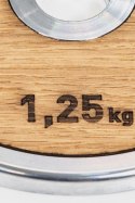 Obciążenie NOHRD WeightPlate 1,25kg Classic Orzech