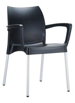 Siesta krzesło DOLCE czarne