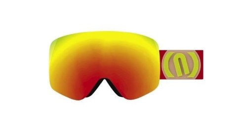 GOGLE NEON MAD RED FLUO SZYBA RED CAT 3
