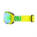 GOGLE NEON WIRE YELLOW FLUO SZYBA GREEN CAT 3