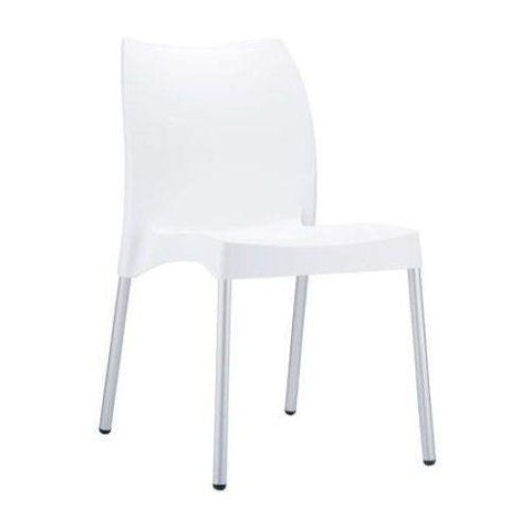 Siesta krzesło VITA białe