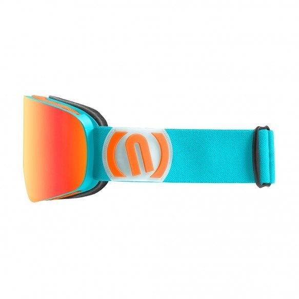 GOGLE MAD CYAN FLUO SZYBA RED CAT 3