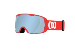 GOGLE NEON FAME RED FLUO SZYBA SILVER CAT3