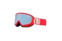 GOGLE NEON GAME RED FLUO SZYBA SILVER CAT3