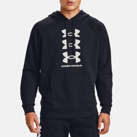 BLUZA MĘSKA UNDER ARMOUR RIVAL FLEECE 3 LOGO XL