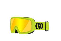 GOGLE NEON FUNNY LIME FLUO/ BLACK SZYBA M3 GOLD CAT3